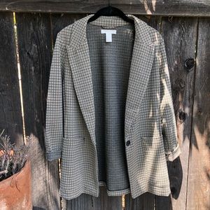 Plaid Print H&M Blazer!
